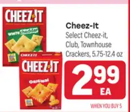 Tony’s Fresh Market Cheez-It Select Cheez-it, Club, Townhouse Crackers offer