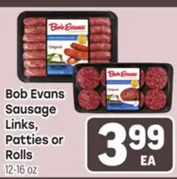Tony’s Fresh Market Bob Evans Sausage Links, Patties or Rolls offer