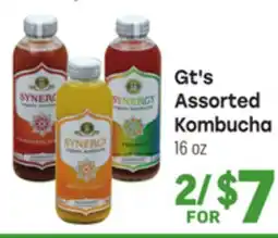 Tony’s Fresh Market Gt's Assorted Kombucha offer