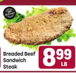 Tony’s Fresh Market Breaded Beef Sandwich Steak offer
