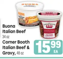 Tony’s Fresh Market Buona Italian Beef or Corner Booth Italian Beef & Gravy offer