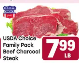 Tony’s Fresh Market USDA Choice Family Pack Beef Charcoal Steak offer