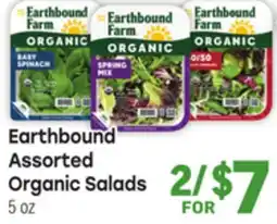 Tony’s Fresh Market Earthbound Assorted Organic Salads offer