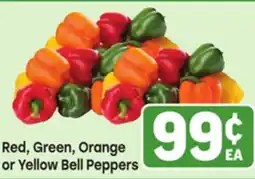 Tony’s Fresh Market Red, Green, Orange or Yellow Bell Peppers offer