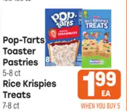 Tony’s Fresh Market Pop-Tarts Toaster Pastries or Rice Krispies Treats offer