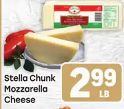 Tony’s Fresh Market Stella Chunk Mozzarella Cheese offer