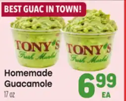 Tony’s Fresh Market Homemade Guacamole offer