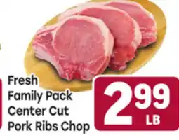 Tony’s Fresh Market Fresh Family Pack Center Cut Pork Ribs Chop offer