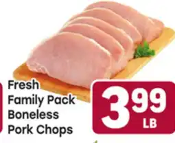 Tony’s Fresh Market Fresh Family Pack Boneless Pork Chops offer