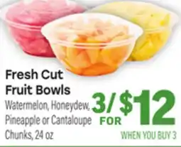 Tony’s Fresh Market Fresh Cut Fruit Bowls offer