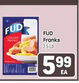 Tony’s Fresh Market FUD Franks offer