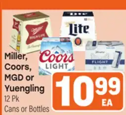 Tony’s Fresh Market Miller, Coors, MGD or Yuengling offer