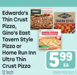 Tony’s Fresh Market Edwardo's Thin Crust Pizza, Gino's East Tavern Style Pizza or Home Run Inn Ultra Thin Crust Pizza offer