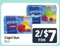 Tony’s Fresh Market Capri Sun offer