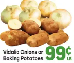 Tony’s Fresh Market Vidalia Onions or Baking Potatoes offer
