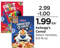 Food 4 Less Kellogg's Cereal offer
