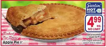 Jewel-Osco Apple Pie offer