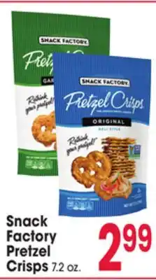 Jewel-Osco Snack Factory Pretzel Crisps offer