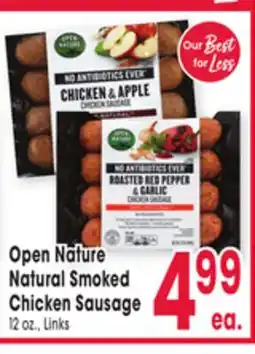 Jewel-Osco Open Nature Natural Smoked Chicken Sausage offer