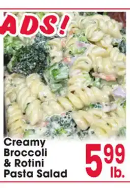 Jewel-Osco Creamy Broccoli & Rotini Pasta Salad offer