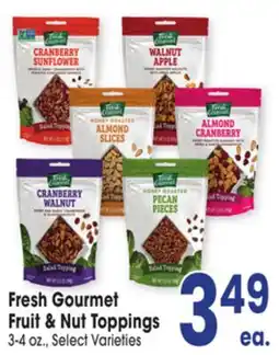 Jewel-Osco Fresh Gourmet Fruit & Nut Toppings offer
