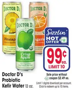 Jewel-Osco Doctor D's Probiotic Kefir Water offer