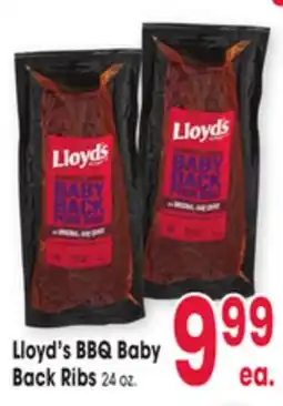 Jewel-Osco Lloyd's BBQ Baby Back Ribs offer