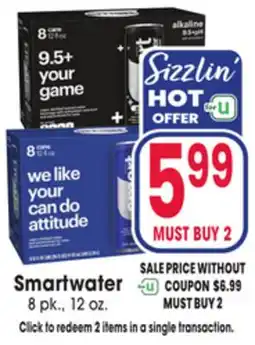 Jewel-Osco Smartwater offer