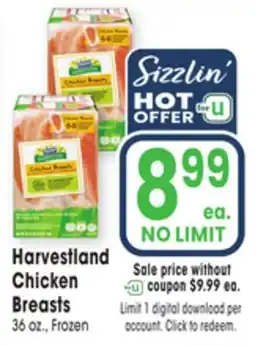 Jewel-Osco Harvestland Chicken Breasts offer