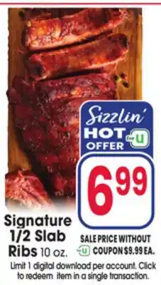 Jewel-Osco Signature 1/2 Slab Ribs offer