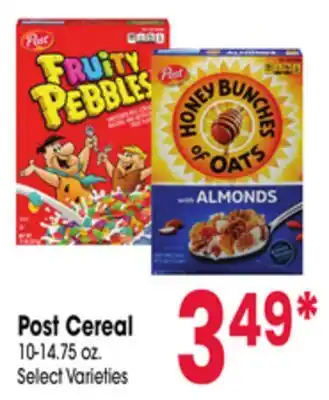 Jewel-Osco Post Cereal offer