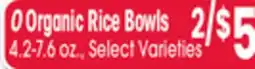 Jewel-Osco O Organic Rice Bowls offer
