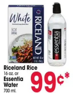 Jewel-Osco Riceland Rice 16 oz. or Essentia Water offer