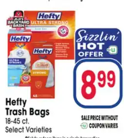 Jewel-Osco Hefty Trash Bags offer