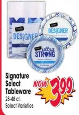Jewel-Osco Signature Select Tableware offer