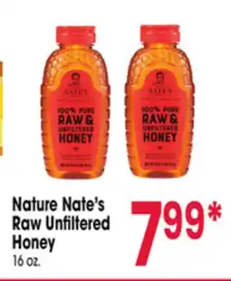 Jewel-Osco Nature Nate's Raw Unfiltered Honey offer
