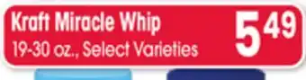 Jewel-Osco Kraft Miracle Whip offer