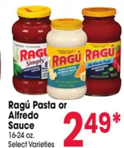 Jewel-Osco Ragú Pasta or Alfredo Sauce offer