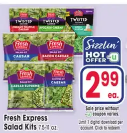 Jewel-Osco Fresh Express Salad Kits offer
