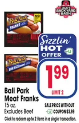 Jewel-Osco Ball Park Meat Franks offer