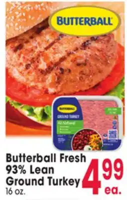 Jewel-Osco Butterball Fresh 93% Lean Ground Turkey offer