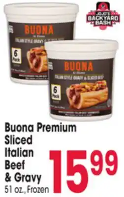 Jewel-Osco Buona Premium Sliced Italian Beef & Gravy offer