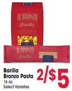 Jewel-Osco Barilla Bronzo Pasta offer