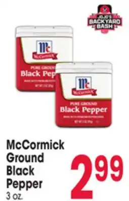 Jewel-Osco McCormick Ground Black Pepper offer
