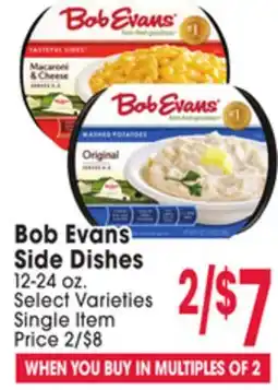 Jewel-Osco Bob Evans Side Dishes offer