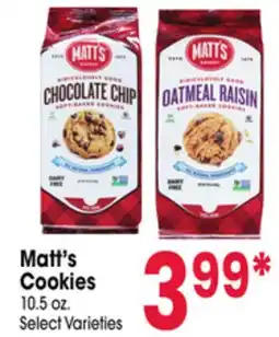 Jewel-Osco Matt's Cookies offer