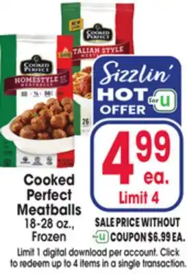 Jewel-Osco Cooked Perfect Meatballs offer