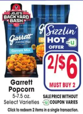 Jewel-Osco Garrett Popcorn offer