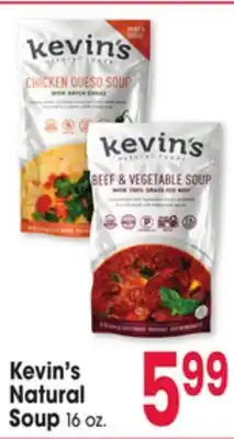 Jewel-Osco Kevin's Natural Soup offer