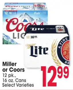 Jewel-Osco Miller or Coors offer